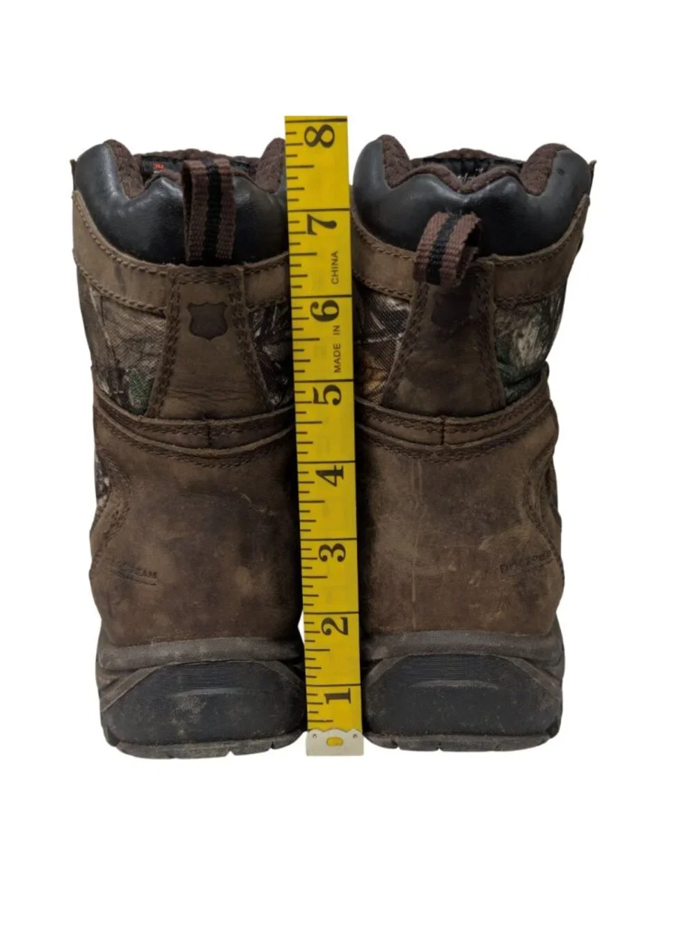 Field & Stream Camo Hunting Boots Boys Leather HydroProof Ultra Thinsulate Sz 3